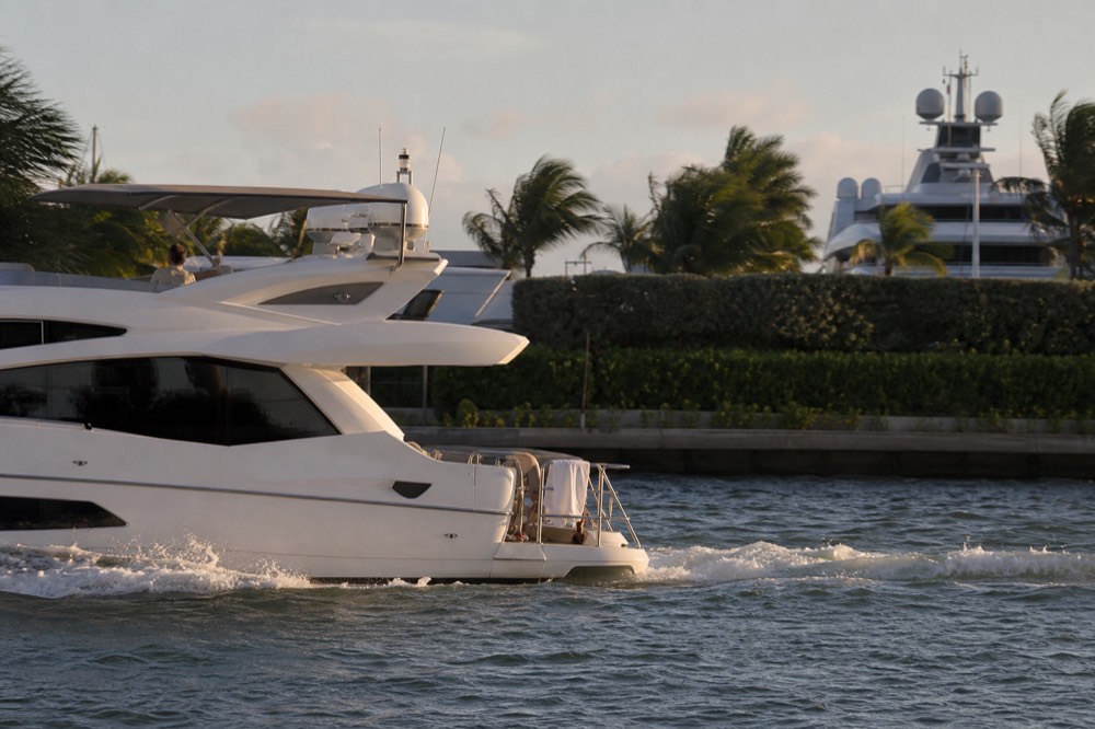 Golden hour over the Intracoastal Waterway from a sunset cruise, no text, no logos, no people